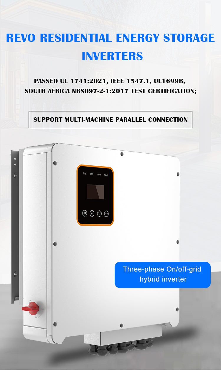 6kw 8kw 10kw 12kw three phase Off Grid Grid Tie Inverter Solar Hybrid Parallel Solar Inverter