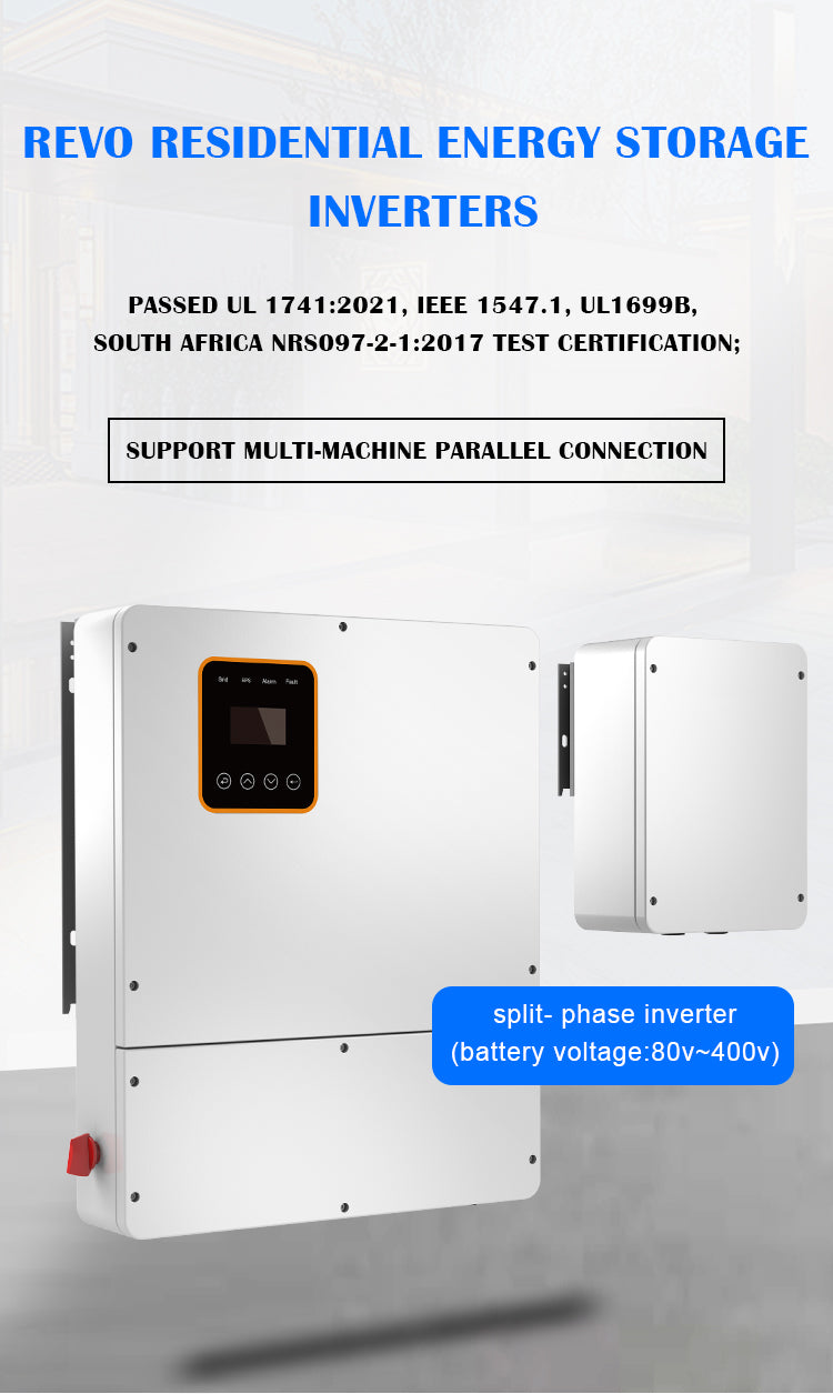 6/8/10/12kw Parallel Hybrid Off Grid Grid Tie Inverter split phase Inverter 120 240v Solar Inverter