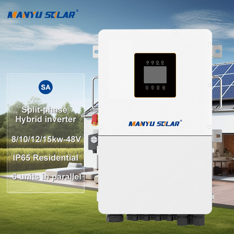 8KW 10 12 15KW Hybrid Solar Inverter Split Phase Inverter on Grid and Off Grid ESS Commercial Energy Storage System