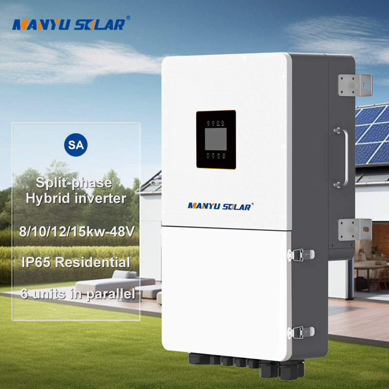8KW 10 12 15KW Hybrid Solar Inverter Split Phase Inverter on Grid and Off Grid ESS Commercial Energy Storage System