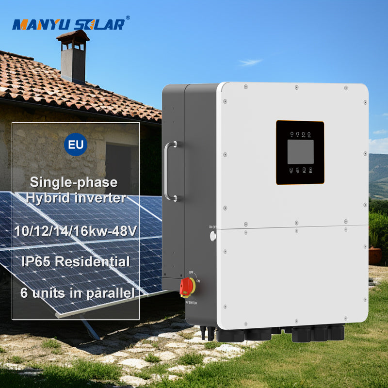 10 12 14 16 KW Hybrid Solar Inverter on Grid Hybrid ESS Solution Residential and Commercial Solar Power Solar Inverter