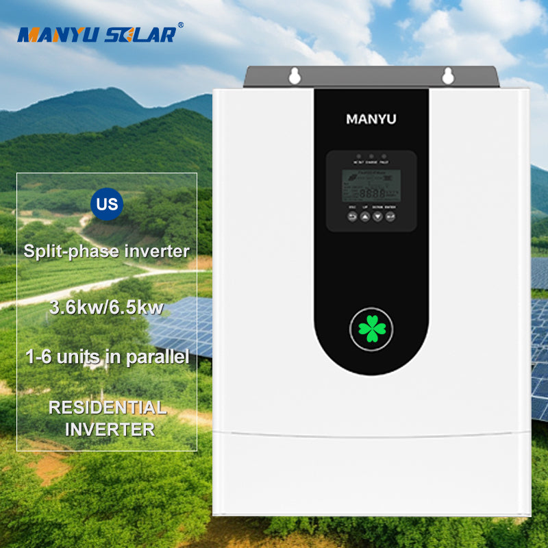 US Pure Sine Wave Solar Inverter 3KW 3.6kw 6.5kw off Grid Power System with Three Phase Output Battery Inverter for Home Use