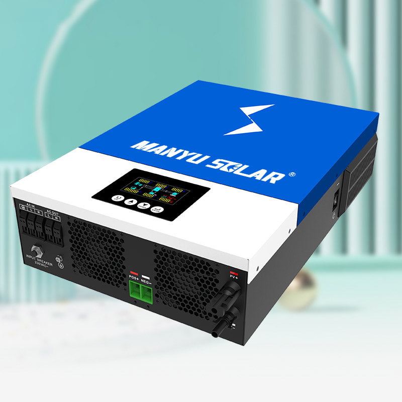 On/Off-Grid Dc-Ac Wall Inverter 3.6Kw 6.2kw Hybrid Solar Inverter 48V 24V All In One Mpp Hybrid Solar Inverter